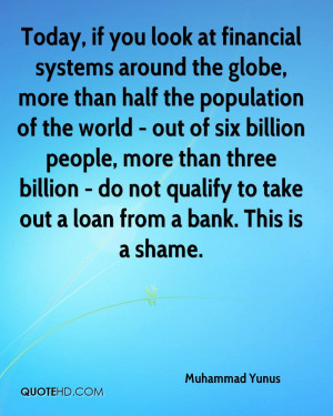 Today, if you look at financial systems around the globe, more than ...