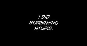 quote Black and White anime manga monochrome manga cap stupid ...