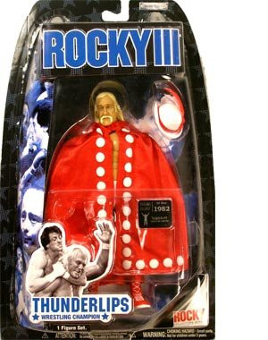 rocky iii thunderlips action figure this is a brand new mint rocky the ...
