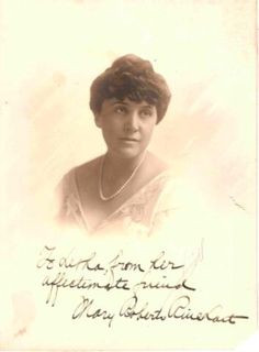 mary roberts rinehart | Mementos of Mary Roberts Rinehart