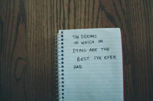 depression, dreams, dying, notebook, photography