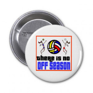 Volleyball Sayings Buttons
