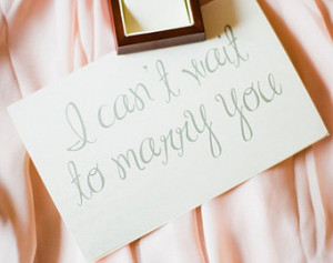Can't Wait to Marry You! - Card for the Bride or Groom - Wedding Gift ...