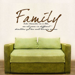 Wall Decal Family Roots...