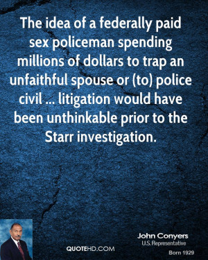 The idea of a federally paid sex policeman spending millions of ...