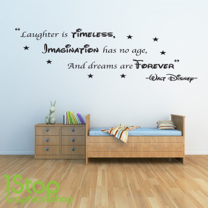 wall decal quote vinyl sticker walt disney quotes wall stickers