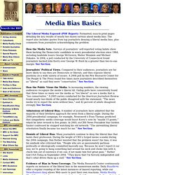 key results of nearly two dozen surveys about media bias