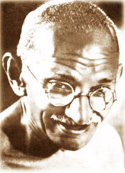 Mohandas K. Gandhi (1869-1948) Mahatma Gandhi.