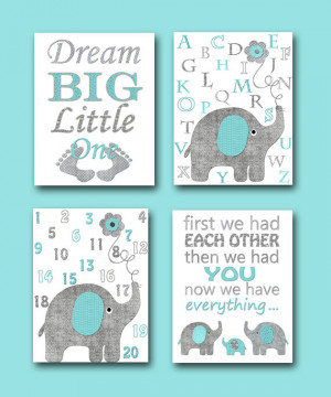 Nursery Quotes Alphabet Numbers Dream Big Little One First We Had Each ...