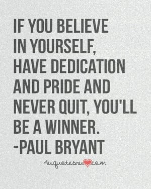Paul Bryant Quotes (Images)