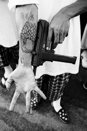 vato #loco #mexican #cholo #gangster #uzi #westside #gun