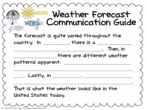 Weatherman, Weatherman....let's talk about Weather