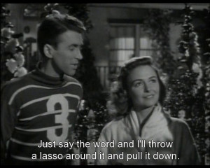... James Stewart and Donna Reed. They don't make them like this anymore