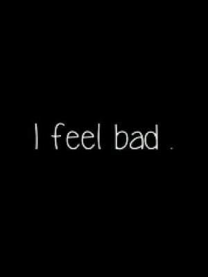 black and white, girl, i feel bad, quote