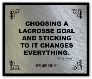 Lacrosse Poster and Quote #001