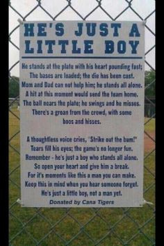 Just a reminder to those 'crazy' sports parents. More