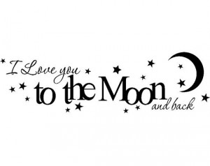 Bedroom I love you to the Moon and back Living by VinylCreator, $9.99 ...
