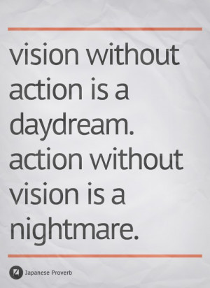 Motivational Image – Vision & Action