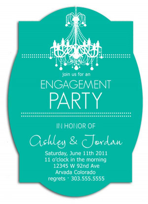 Home / BRIDAL / Chandelier Engagement Party Invitation