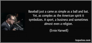 Baseball just a came as simple as a ball and bat. Yet, as complex as ...