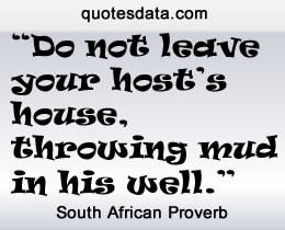 Picture Popular South African proverbs >>More....