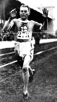 Paavo Nurmi bei den Olympischen Spielen 1920 in Antwerpen