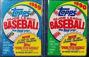 ÃÂ You Pick Lot of 20) 1988, 1989, 1990 TOPPS, BIG, TRADED Baseball ...