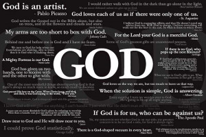 FAMOUS QUOTES ABOUT GOD Christian poster
