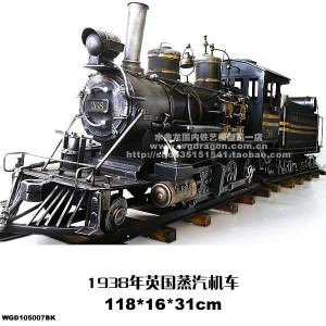 1938 British Rail train steam locomotive black handmade Cars