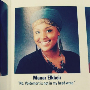 funny yearbook quotes voldemort head wrap