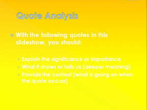 Quote Analysis