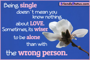 love single quotes status update