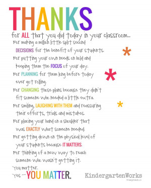 Teacher Appreciation Poem Prints Free Download