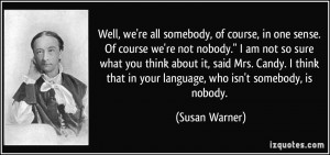 More Susan Warner Quotes
