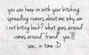 Bitchy Truth Facebook Status On Paper Background