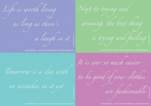 Free Anne of Green Gables postcards