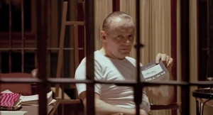 Anthony Hopkins as Dr. Hannibal Lecter in The Silence of the Lambs ...