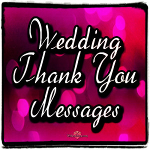 Wedding Thank You Greetings and Messages featured image