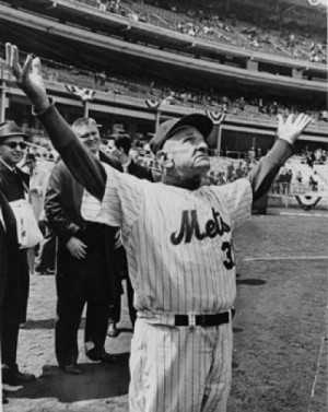 Casey Stengel as manager of the New York Mets in 1964 - New York Mets