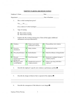 ... Warning Form. .Employees Quotes Funny Quotes About Bad Employees