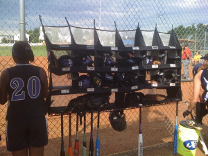 Baseball Dugout Organizer