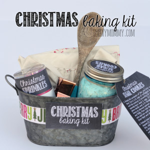 Gift basket idea: A Christmas Baking Kit in a Tin! Put sprinkles ...