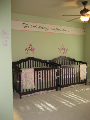Interesting ideas of comfortable green baby boy room: mesmerizing twin ...