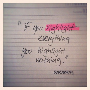 highlight only what's important ( #madeinlemon #quote #ux #design )