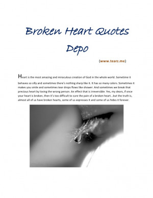 Best broken heart quotes