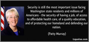 Security is still the most important issue facing Washington state ...