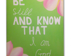 ... flowers // green // pink // yelow // white // quote // canvas print