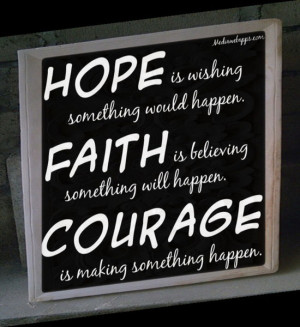 quotes about strength courage and hope