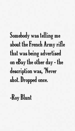 Somebody was telling me about the French Army rifle that was being ...