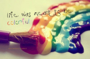 art, awesome, quotes, rainbow